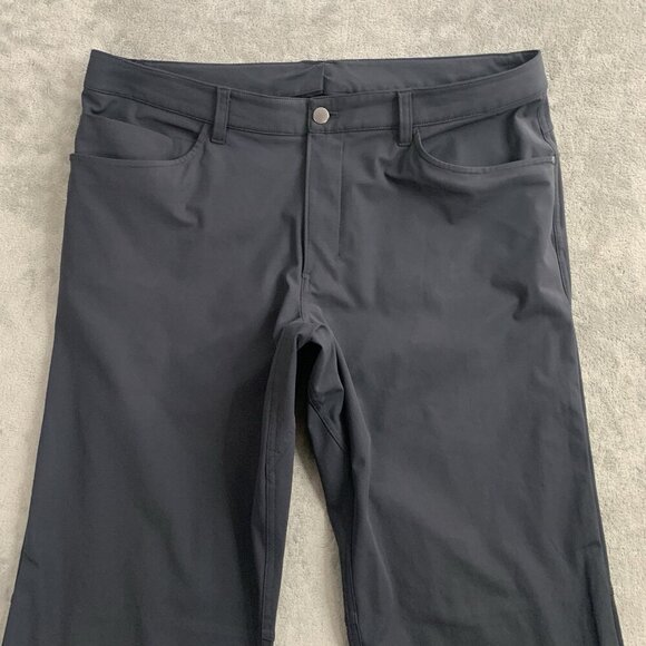 Lululemon ABC Pants Mens 38x29” Gray Trouser Warpstreme Stretch Golf Casual Work - Picture 7 of 14